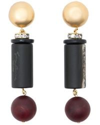 Giorgio Armani - Beaded Drop Earrings - Lyst