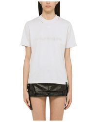 Courreges - Logo-Patch Cotton T-Shirt - Lyst