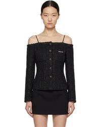 Marissa Chiara - Off-Shoulder Casual Jacket - Lyst