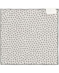 Brunello Cucinelli - Polka-Dot Pocket Square - Lyst