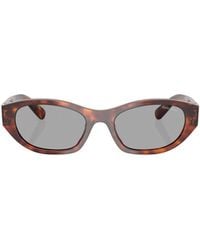Miu Miu - Eyewear Oval-Frame Sunglasses - Lyst