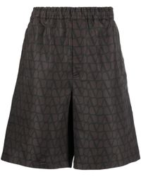 Valentino - Toile Iconographe Straight Hem Shorts - Lyst