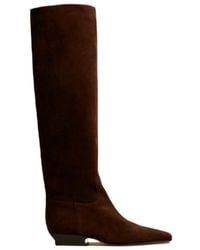 KHAITE - The Marfa Classic Flat Knee High Boots - Lyst