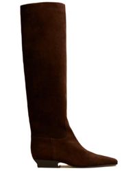 KHAITE - The Marfa Classic Flat Knee High Boots - Lyst
