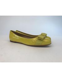 Ferragamo - Bow-Decorated Flat Shoes - Lyst