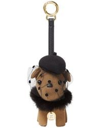 Fendi - Fabric And Mink Charm - Lyst