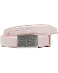 Acne Studios - Engraved Logo Belt - Lyst