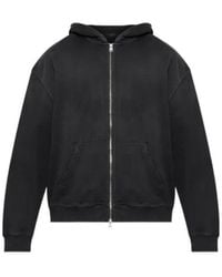AllSaints - Logo Detailed Zip Hoodie - Lyst