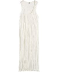 TOTEME - Totême Crinkled Knit Tank Knitted Dress - Lyst