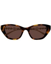 Gucci - Eyewear Cat-Eye Frame Sunglasses - Lyst