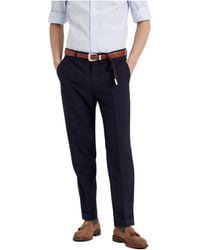 Brunello Cucinelli - Tapered-Leg Wool Trousers - Lyst