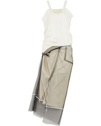 Maison Margiela - Anonymity Of The Lining' Calico Dress - Lyst