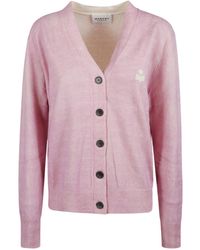 Isabel Marant - Long-Sleeved Knitted Cardigan - Lyst
