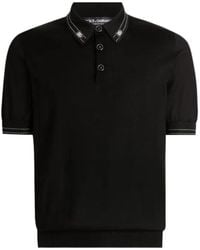 Dolce & Gabbana - Short-Sleeved Polo Shirt - Lyst