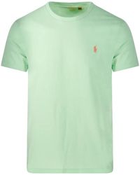 Ralph Lauren - Polo Logo Embroidered Crewneck T-Shirt - Lyst