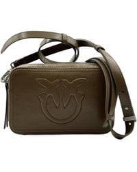 Pinko - Logo Embossed Camera Bag - Lyst