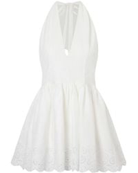 STAUD - Summer Linen Mini Skirt - Lyst