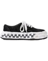 Maison Mihara Yasuhiro - Graffiti-Sole Low-Top Sneakers - Lyst