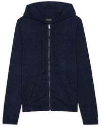 Zadig & Voltaire - Clash Zip-Up Hoodie - Lyst