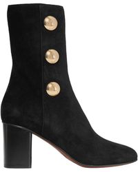 Chloé - Plain Colour Ankle Boots - Lyst