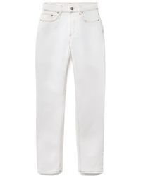 Versace - High-Waist Tapered-Leg Jeans - Lyst