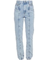 Isabel Marant - Light-Wash Straight-Leg Jeans - Lyst