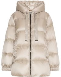 Max Mara - Quilted Hooded Puffer Jacket - Lyst