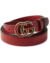 Gucci - Logo Plaque Reversible Belt - Lyst
