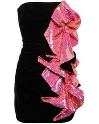 Alexandre Vauthier - Strapless Embellished Minidress - Lyst