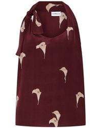 Marella - Printed Silk Top - Lyst