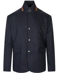 Kiton - Stand-Up Collar Casual Jacket - Lyst