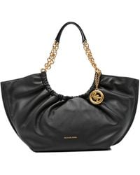 MICHAEL Michael Kors - Ruched Chain-Handle Shoulder Bag - Lyst