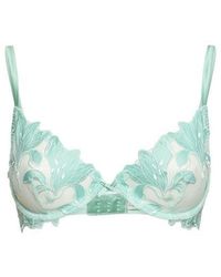 Fleur du Mal - Lily Embroidered Bra - Lyst
