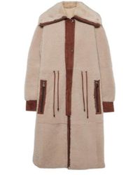 Bogner - Gritt Suede-Trimmed Shearling Coat - Lyst