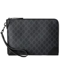 Gucci - Gg Emblem Small Business Case - Lyst
