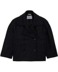 Balenciaga - Short Cocoon Coat - Lyst