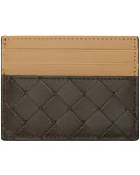 Bottega Veneta - Intrecciato Two-Toned Card Holder - Lyst