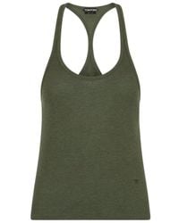 Tom Ford - Racerback Ribbed Tank Top - Lyst