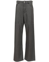 Miu Miu - Five-Pocket Chambray Jeans - Lyst