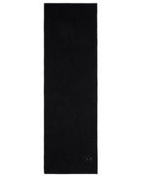 DIESEL - K-Coder Logo Embroidered Ribbed Scarf - Lyst