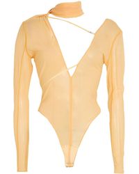 Jacquemus - Solid Colour Bodysuits - Lyst