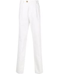 Brunello Cucinelli - Leisure-Fit Pleated Gabardine Trousers - Lyst