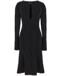 Tom Ford - Cut-Out Midi Dress - Lyst