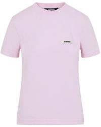 Jacquemus - Logo Patch Cotton T-Shirt - Lyst