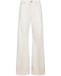 Dondup - High-Rise Straight-Leg Jeans - Lyst