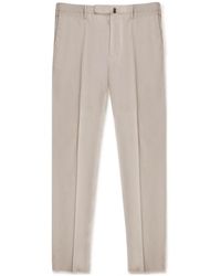 Incotex - Slim Fit Doeskin Trousers - Lyst