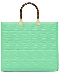 Fendi - Monogram Embossed Tote Bag - Lyst