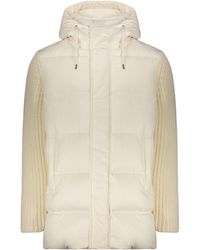 Herno - Knitted Hooded Coat - Lyst