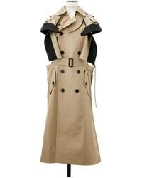 Sacai - Double-Faced Silk-Cotton Gabardine Trench Coat - Lyst