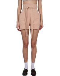 Philosophy Di Lorenzo Serafini - High-Waist Belted Shorts - Lyst